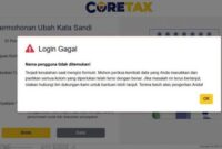 Tidak Bisa Login Coretax Nama Pengguna Tidak Ditemukan Tidak Bisa Login Coretax Nama Pengguna Tidak Ditemukan