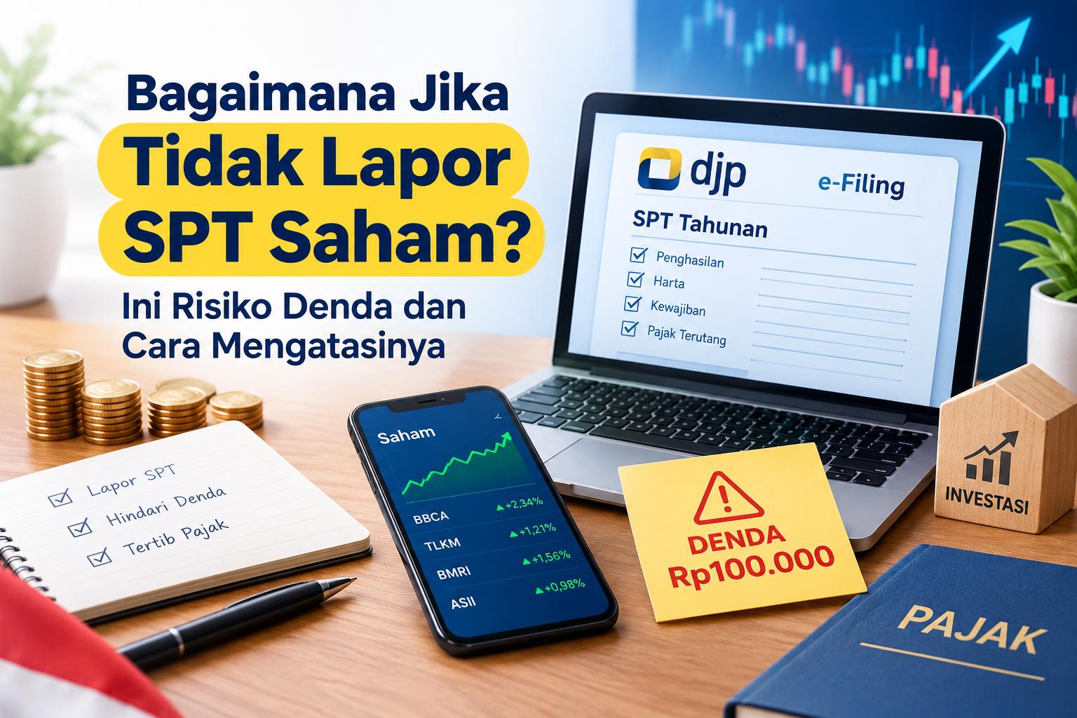 Bagaimana Jika Tidak Lapor SPT Saham Ini Risiko Denda dan Cara Mengatasinya
