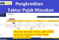 Cara Kreditkan Faktur Pajak Masukan di Coretax